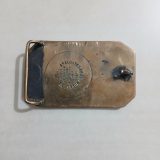 Texaco Racing Flags vintage belt buckle – back view