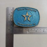 Texaco Trading and Transportation vintage belt buckle – with ruler for size