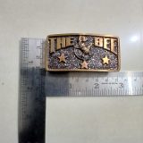 The Bee vintage belt buckle – with ruler for size