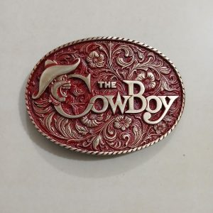 The Cowboy vintage belt buckle – front view