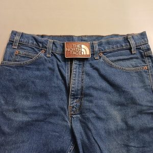 The North Face vintage belt buckle – worn on belt with jeans