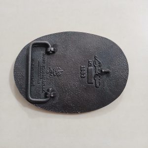 Totco Oil Workers vintage belt buckle – back view