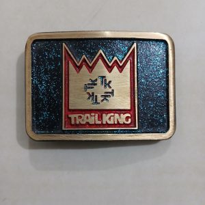 Trail King vintage belt buckle – front view