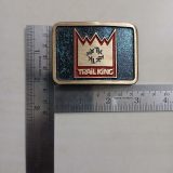Trail King vintage belt buckle – with ruler for size