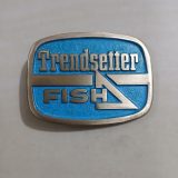 Trendsetter Fish vintage belt buckle – front view