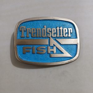 Trendsetter Fish vintage belt buckle – front view