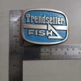 Trendsetter Fish vintage belt buckle – with ruler for size