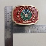 United States of America Eagle vintage belt buckle – with ruler for size