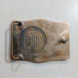 UOSS Udelhoven Oilfield Alaska vintage belt buckle – back view