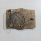 UOSS Udelhoven Oilfield Alaska vintage belt buckle – back view
