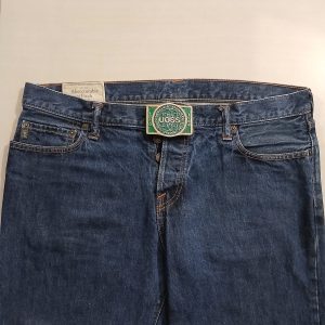 UOSS Udelhoven Oilfield Alaska vintage belt buckle – worn on belt with jeans