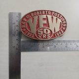 VFW 50 Years 1933-1983 vintage belt buckle – with ruler for size