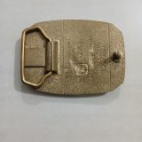 Virginia Coat of Arms vintage belt buckle – back view