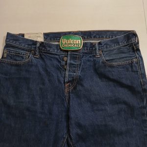 Vulcan Chemicals vintage belt buckle – worn on belt with jeans
