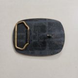 Vulcan Chemicals vintage belt buckle – back view