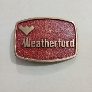 Weatherford vintage belt buckle – front view