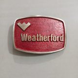 Weatherford vintage belt buckle – front view