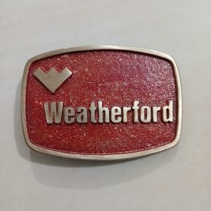 Weatherford vintage belt buckle – front view