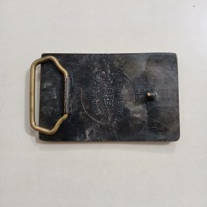 WellTech Inc vintage belt buckle – back view