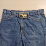 WellTech Inc vintage belt buckle – worn on belt with jeans