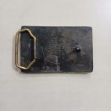 WellTech Inc vintage belt buckle – back view