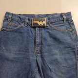 WellTech Inc vintage belt buckle – worn on belt with jeans