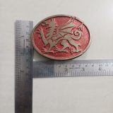 Welsh Dragon vintage belt buckle – with ruler for size