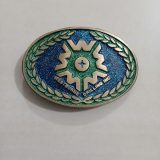Westburne Drilling Inc vintage belt buckle – front view