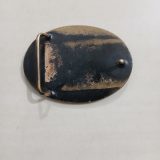 Whale vintage belt buckle – back view