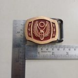 Winged Emblem vintage belt buckle – with ruler for size