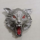 Wolf Head vintage belt buckle – front view