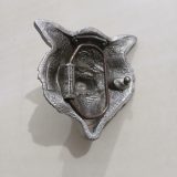 Wolf Head vintage belt buckle – back view