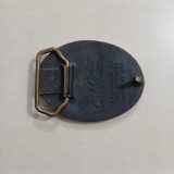 Woods Tong Service vintage belt buckle – back view
